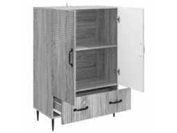 Buffet MAISON EXCLUSIVE Sonoma Cinzento 66x34,5x95 cm Derivados de Madeira