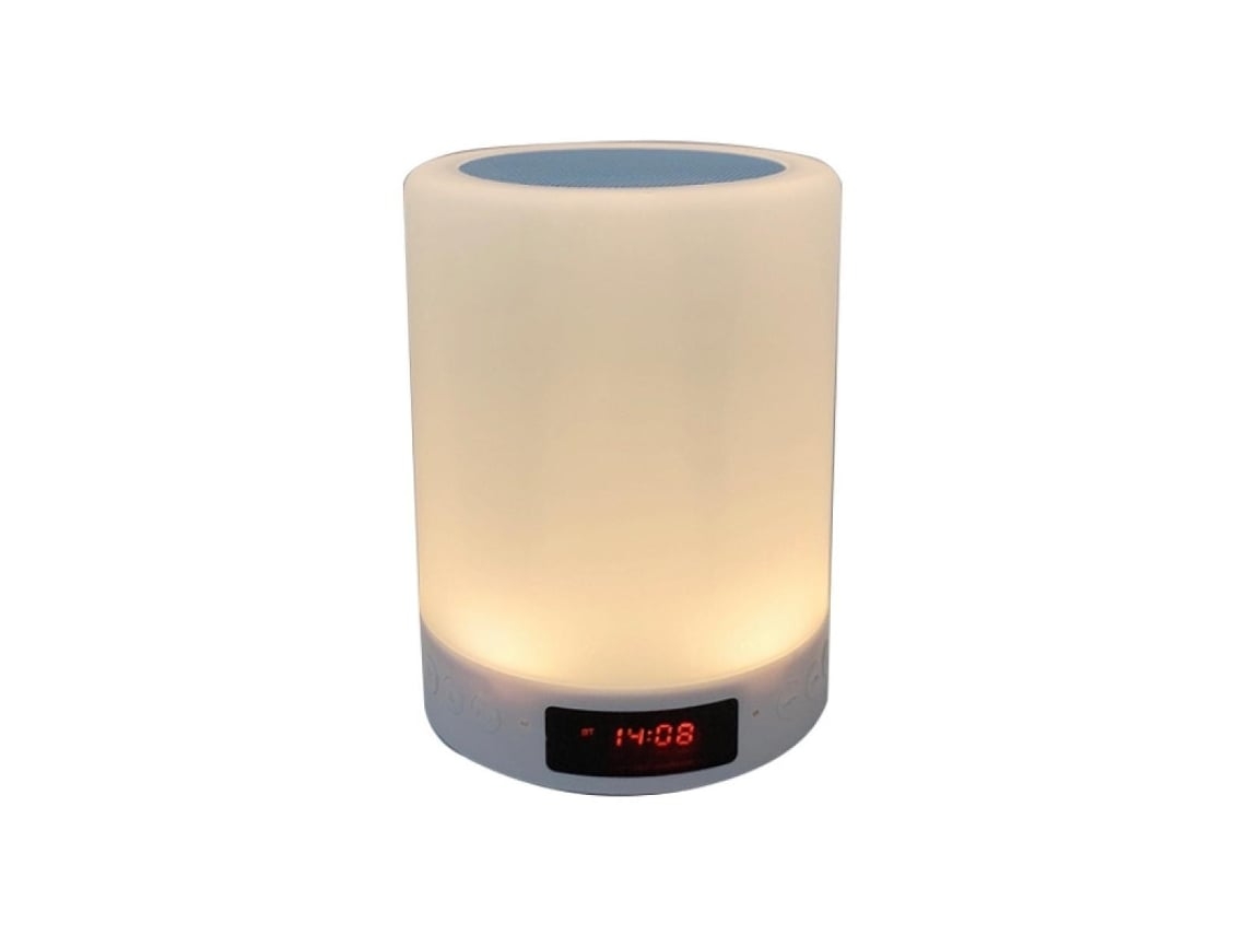 Lâmpada de Toque com Alto-falante Bluetooth, Luz LED e Rádio Despertador STELASPLEN