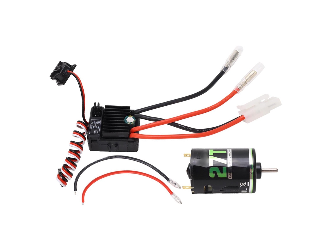 Mali kit Motor Esc 540 de Escova Alta Torque 60a com Rolamento Bidirecional para Crawler Diy Modificação