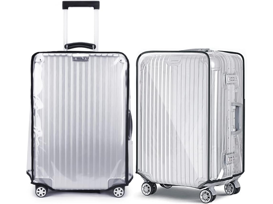 Conjunto de 2 Capas Transparentes em PVC BRILVIBERA para malas 28 polegadas
