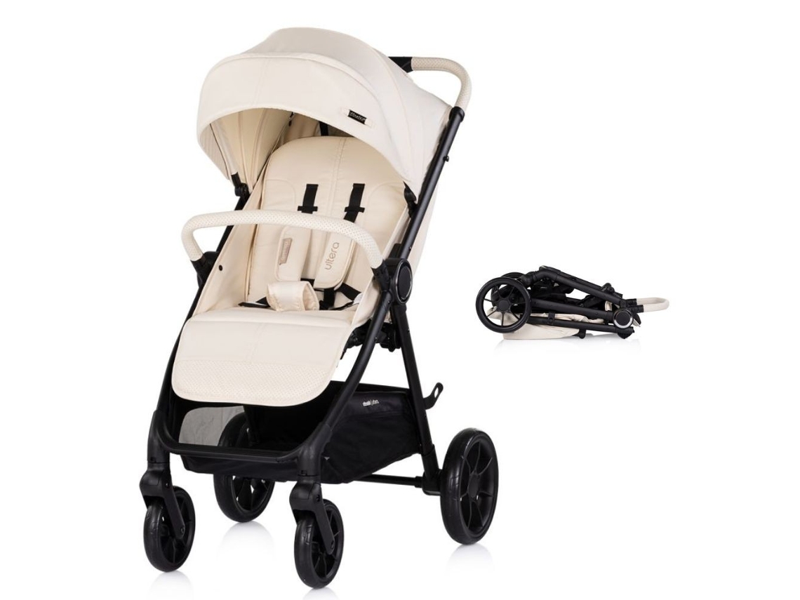 Carrinho de Passeio com Proteção para os Pés Ultera Até 22 Kg de Peso CHIPOLINO Cashmere