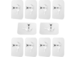 Ganchos Autoadesivos Para Quadros - Pacote Com 10 Unidades, Sem Necessidade De Furar -aquaforge