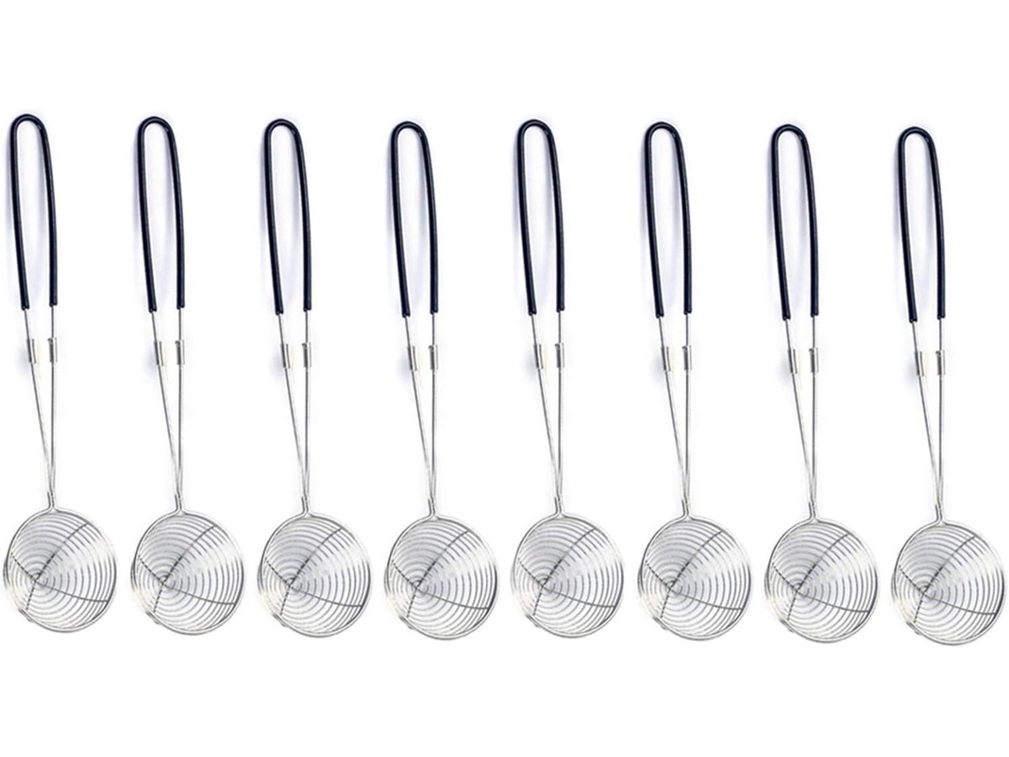 Conjunto Fondue Mesh, Aço Inoxidável, Ø6,5 Cm, Preto, 8 Peças ZYBLSSBB
