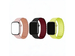 3 Pcs Bracelete Para Apple Watch 42/44/45/46/49mm Cuich