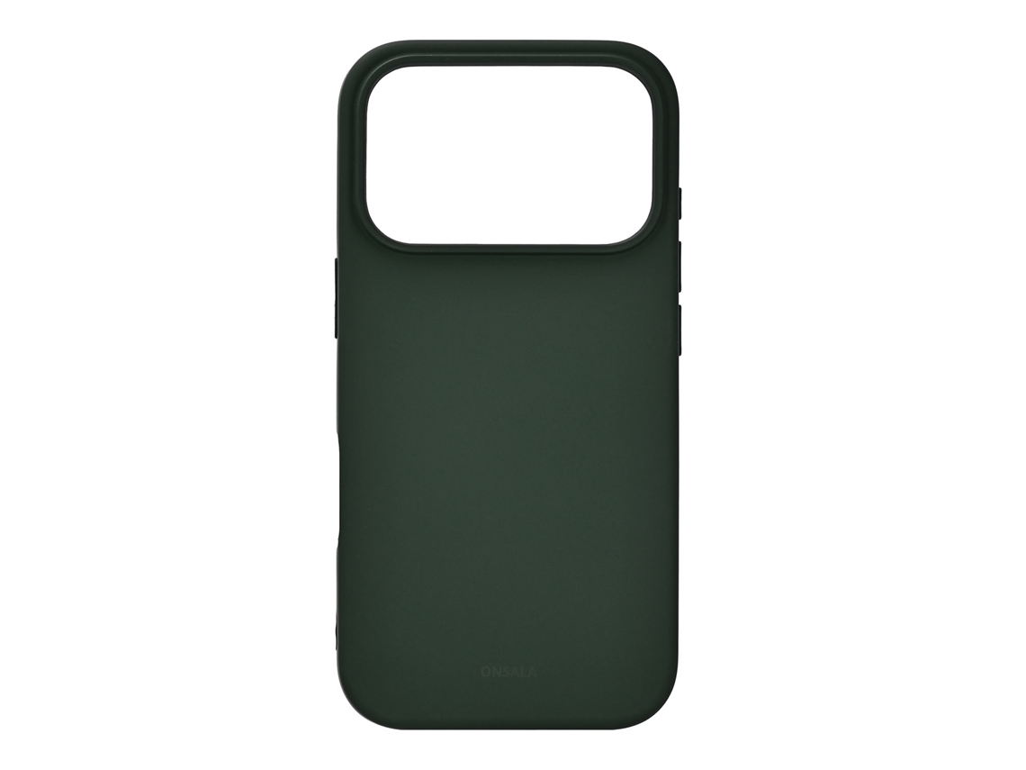 Capa Para Iphone 17 Pro, Silicone Reciclado, Verde-oliva