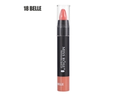 Batom Matte Hidratante de Longa Duração, Gloss Labial, Ferramenta de Maquiagem, Cosmético de Beleza (18 Belle)