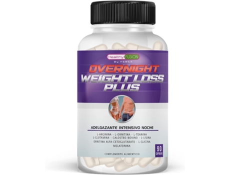 HEALTHY FUSION Overnight Weight Loss Emagrecimento Poderoso Único Tenha Um Sono Reparador Ação Drenante Purificante 90U