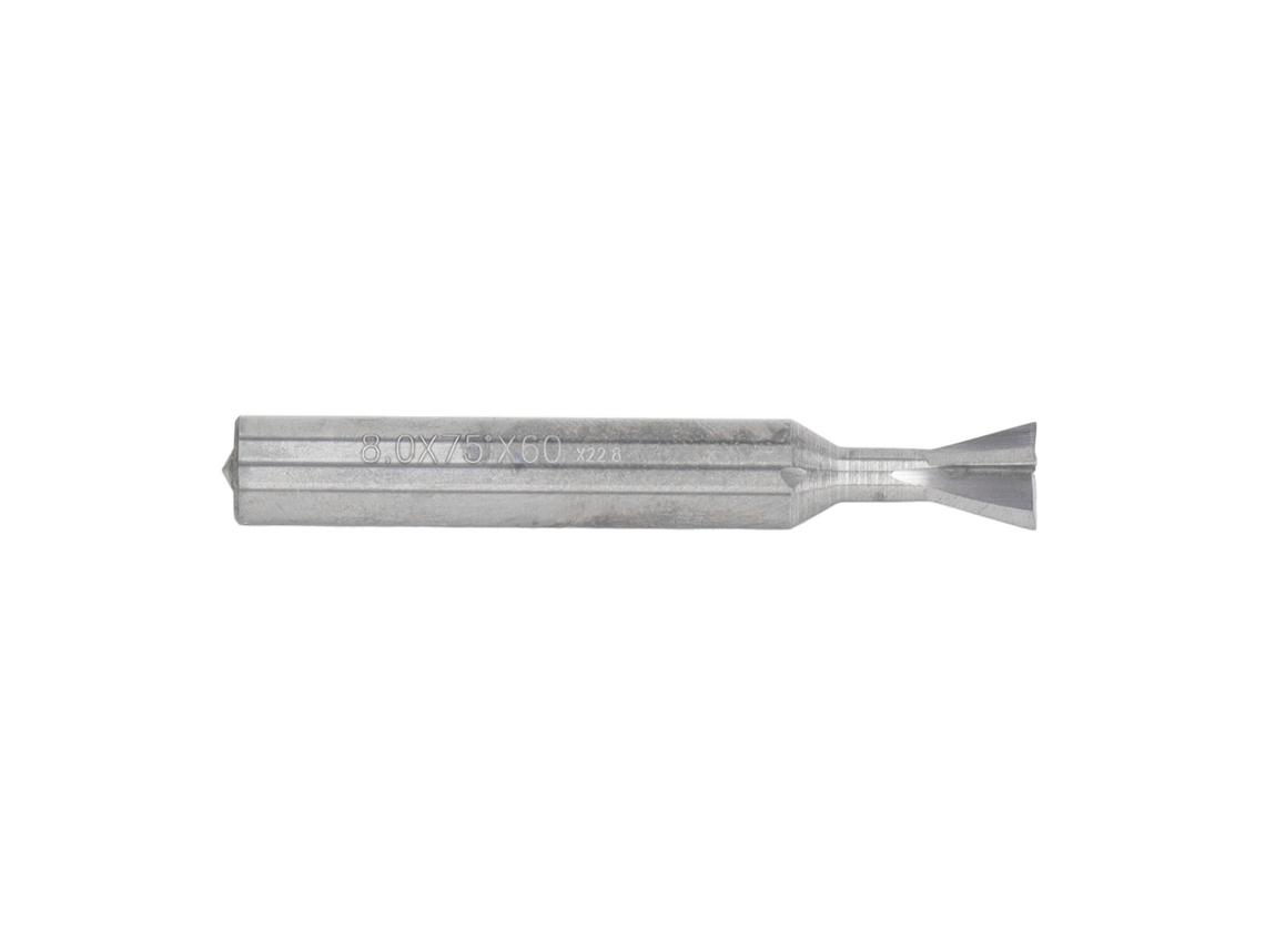 Broca De Fresamento Dovetail 4 Canais Com Cabo Universal Em Metal Duro Para Trabalhos De 75 Graus