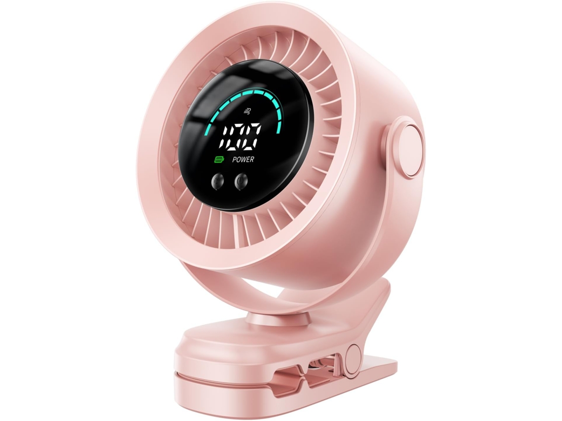 Ventilador Portátil Para Bateria Milwaukee De 18v, Ventilador De Mesa Sem Escova Com 3 Velocidades E Luz Led, Gancho Giratório De 180°, 3300 Rpm