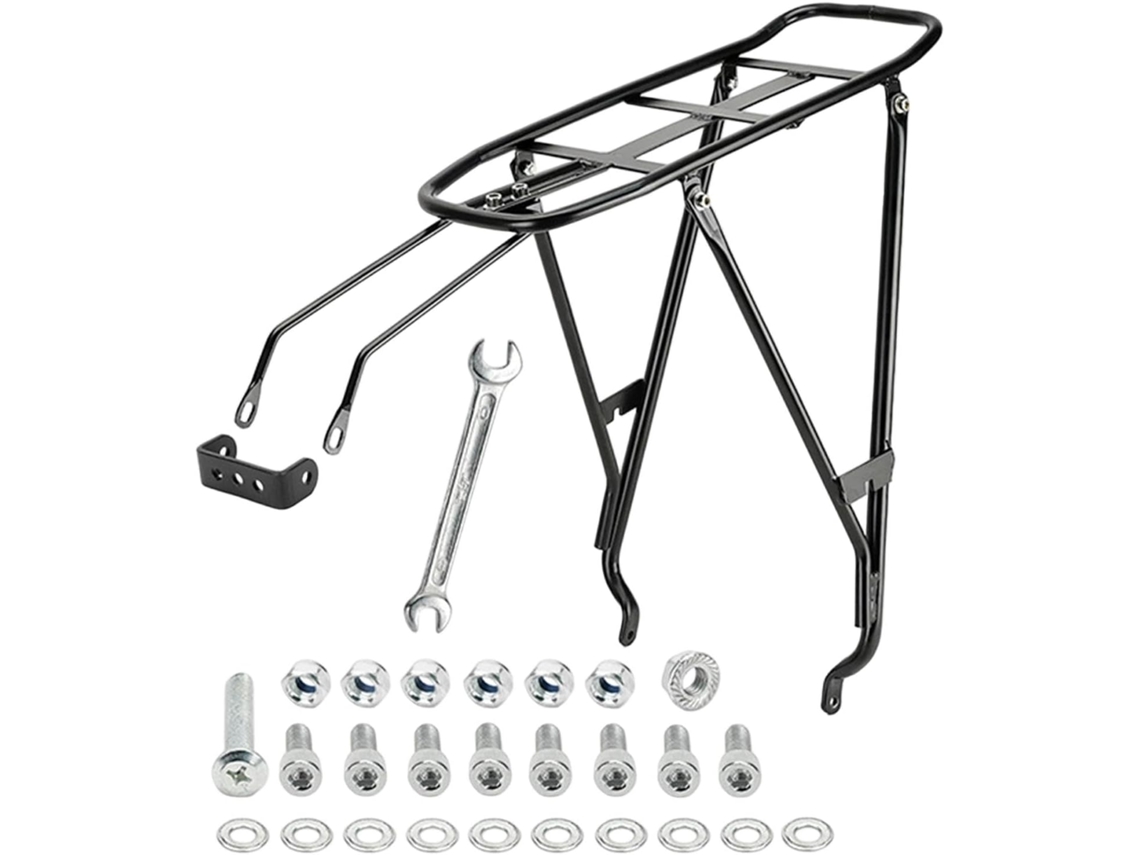 Bagageiro traseiro HARILLA para bicicleta, fácil instalação, resistente, alumínio (S/M)