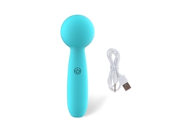 Mini Vibrador De Massagem Eltrico De 10 Frequncias Para Mulheres (azul)
