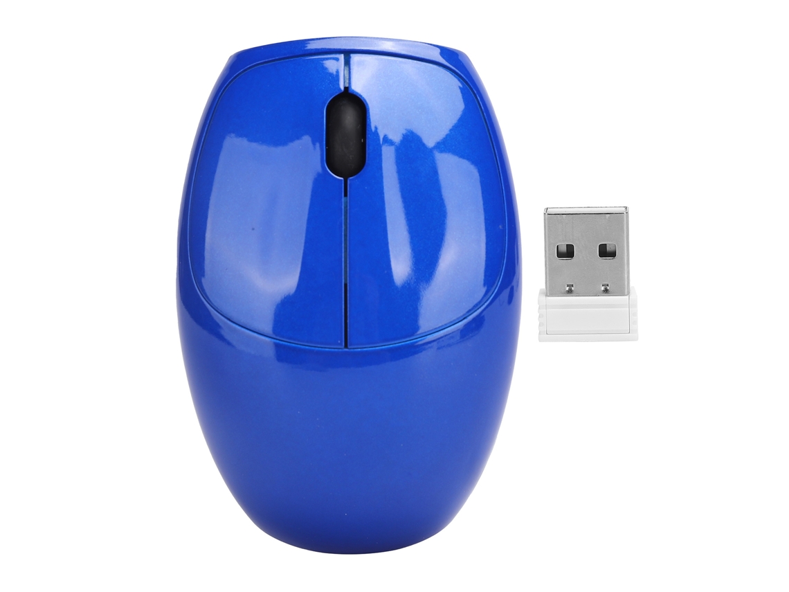 Aetheria mouse Sem Fio 2.4g com Receptor Usb para Computadores Laptops Smart Tvs Botões Óptico Azul