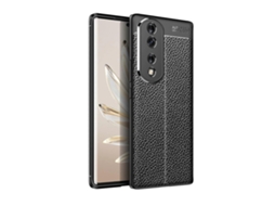 Capa De Celular For Honor 70 Pro Em Tpu Resistente A Impactos Com Textura De Lichia