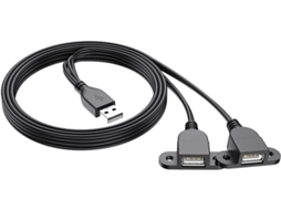 Adaptador De Hub Carregamento Usb 59 Polegadas Com Orifício Para