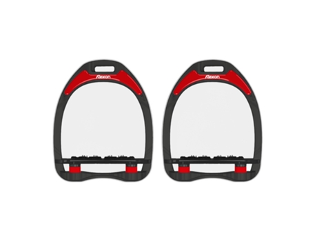 aliminium caliper preto/preto/vermelho ultra-aderente plano FLEX ON
