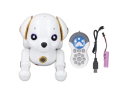 Ats perro Robot Brinquedo Programável com Controle Remoto, Música, Dança e Funções Interatsivas para Crianças