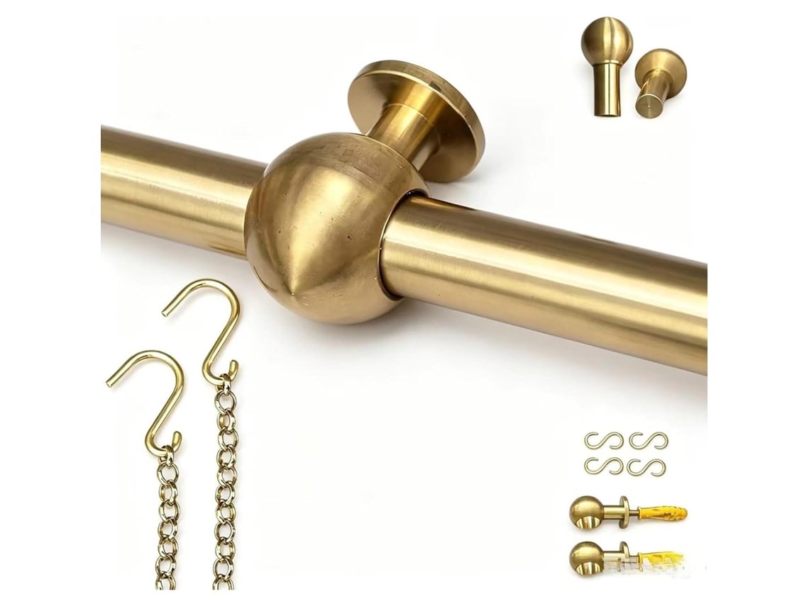 Sistema De Trilho Para Pendurar Quadros Em Latão, Kit De Trilho Extra Longo Em Latão Para Galeria, Suportes De Metal