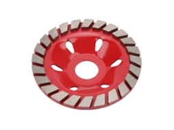 Rueda De Esmeril Diamante 100x20mm 24 Dientes Para Concreto Piedra Esmerilado Segmento