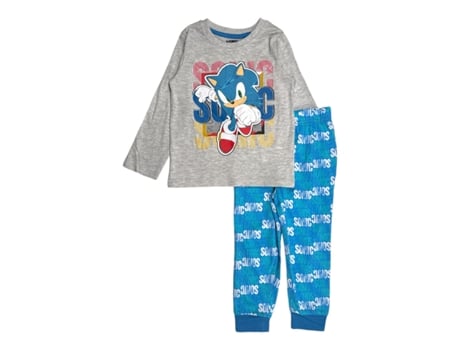 Pijama de Criança SONIC Cinzento (XS)