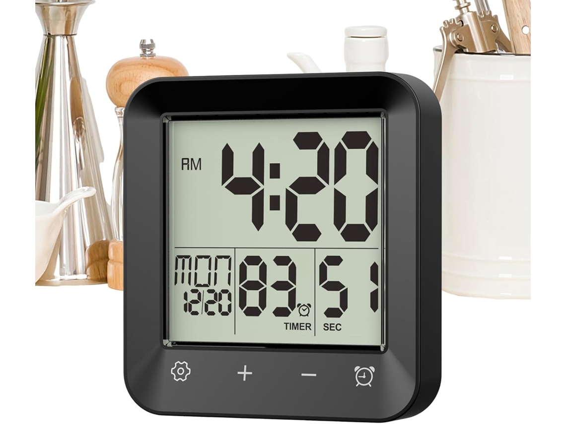 Timer Digital Para Cozinha, Funcional E Seguro, Para Uso Doméstico