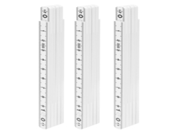 Régua Plegável 3 Peças Para Carpintaria Medição Linear Ferramenta Diy