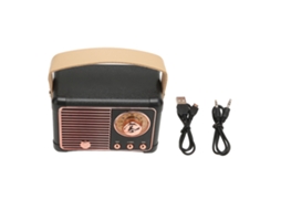Caixa de Som Bluetooth Vintage LAXISCREED