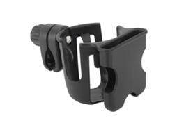 Suporte Para Celular E Copo 2 Em 1 Para Carrinho De Bebê, Preto, Multifuncional E Universal.