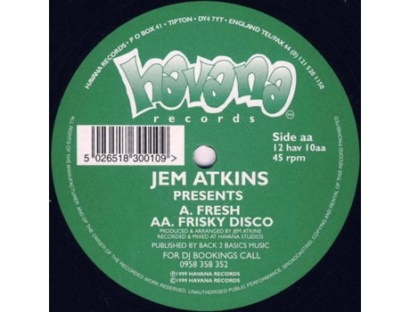 Vinil Fresh, Jem Atkins Havana Records