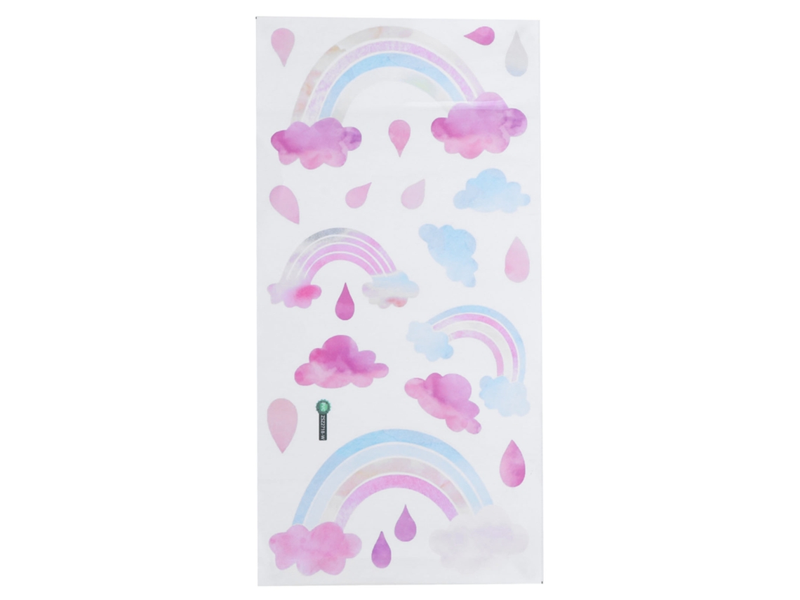 Baok-sticker De Parede Autoadesivo Nuvens E Gotas De Chuva Bonito Decorativo Para Quarto Infantil