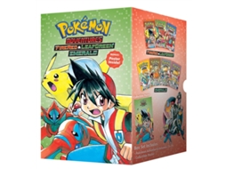 Livro Pokemon Adventures FireRed amp LeafGreen / Emerald Box Set de Hidenori Kusaka (Inglês)