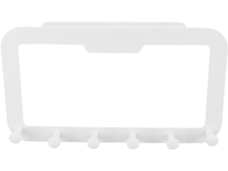 Ganchos De Porta Gloglow, 6 Ganchos, Suporte Toalhas Em Aço Carbono Ps Com Adesivo Sem Marcas Banheiro, Quarto E