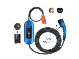 Carregador Ev Portátil, 11kw De Potência, Opções De Corrente Ajustáveis