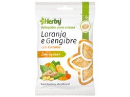 Pastilhas para tosse de ervas de laranja e gengibre