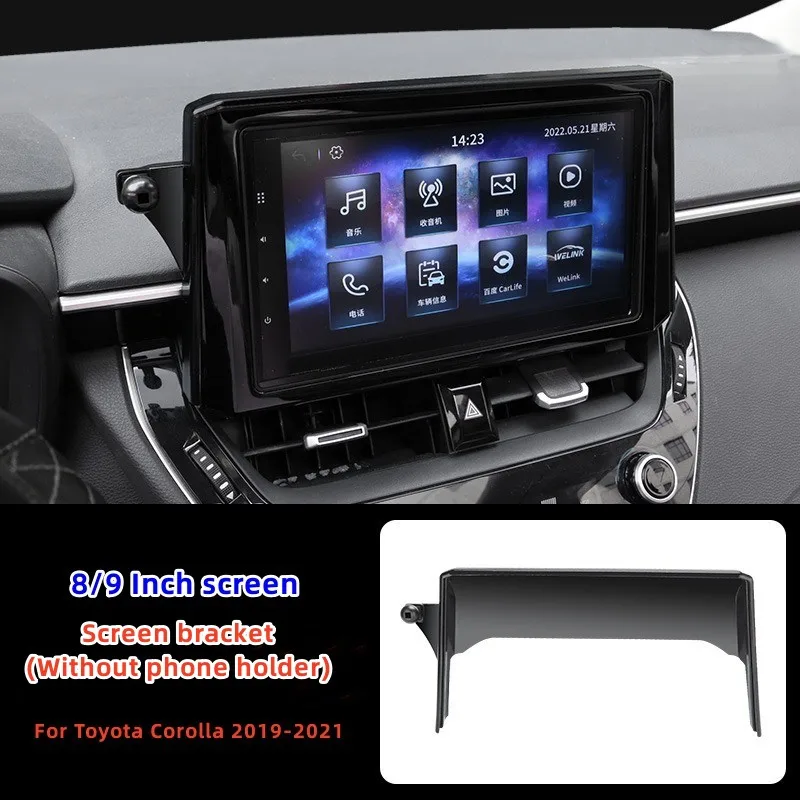 Suporte Para Celular Veicular Compatível Com Toyota Corolla 2019-2022 (8/9 Polegadas).