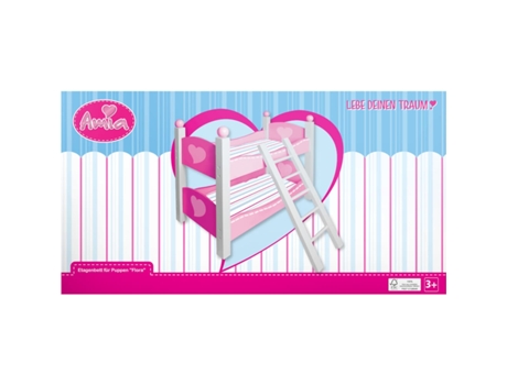 Litera De Madera Flora, Para Muñecas Vedes