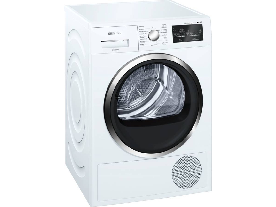 Máquina De Secar Roupa Siemens Wt47g439ee 9 Kg Bomba De Calor Branco Worten Pt