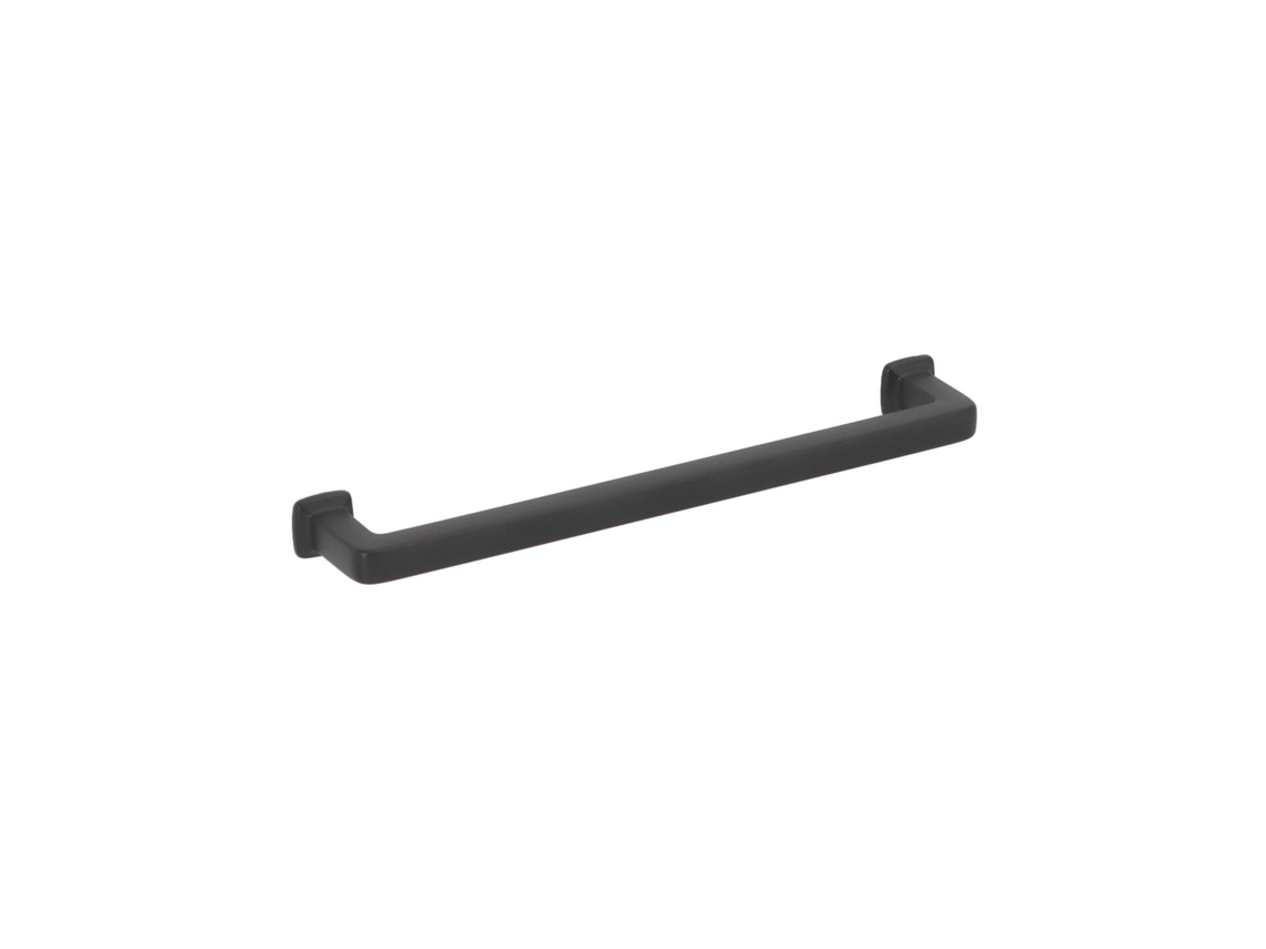 Puxador para Móveis em Zamac com 160 mm de distância entre centros e acabamento Verniz Preto Mate, conjunto de 25 HARDWAREXCHANGE