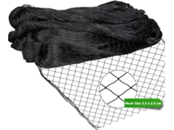 Rede Antipássaros De 15 M X 15 M, Rede Antipássaros Preta Para Proteger Jardins, Plantas E Uvas Contra Danos Zeuxo (malha De 2,5 X 2,5 Cm)