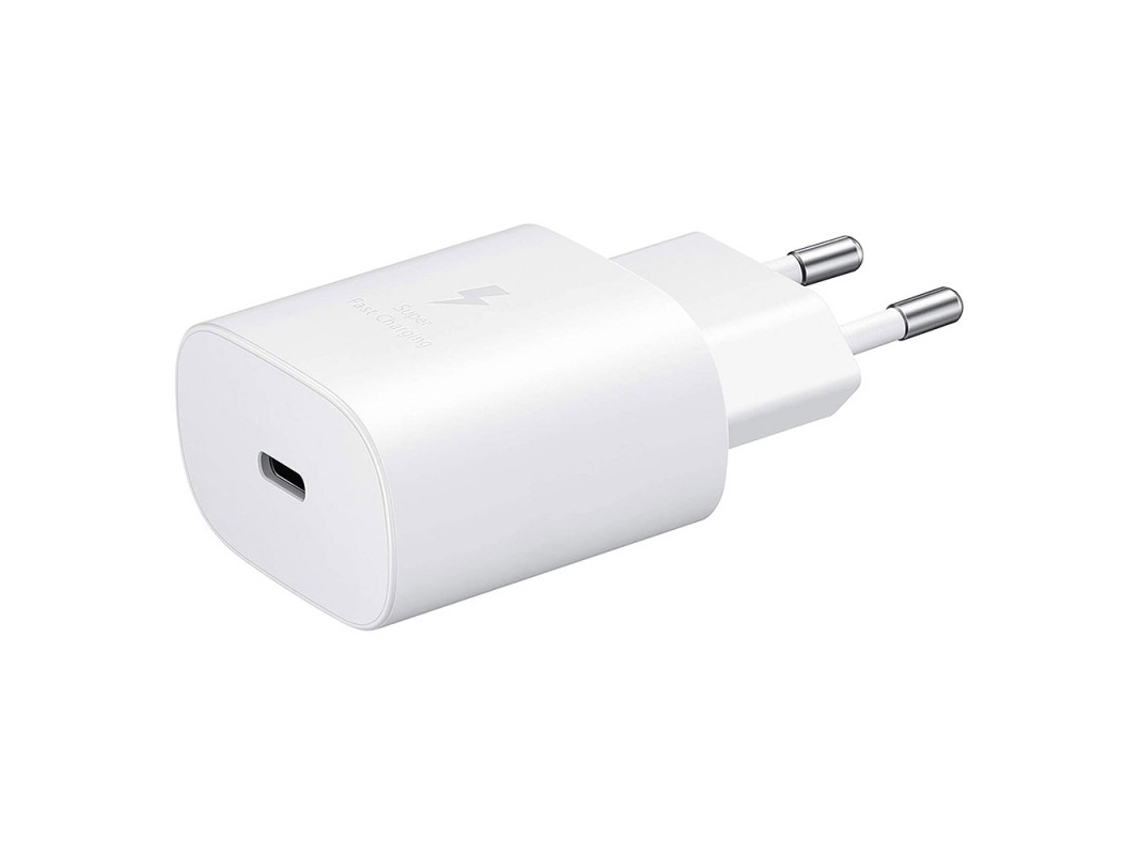 Ep Ta800eb Adaptateur Secteur Usb Type C Original, En Vrac Samsung (25w, Fast Charge, Blanc)