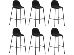 Bar Chair, Bar Chairs Vidaxl Preto Tecido (n/a)