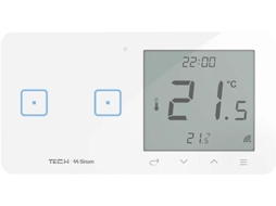 Interruptor de luz duplo com fio e dimmer de ambiente