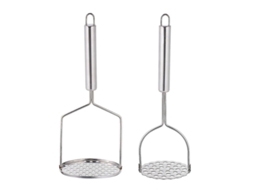 2 Unidades De Espremedor De Batatas De Aço Inoxidável