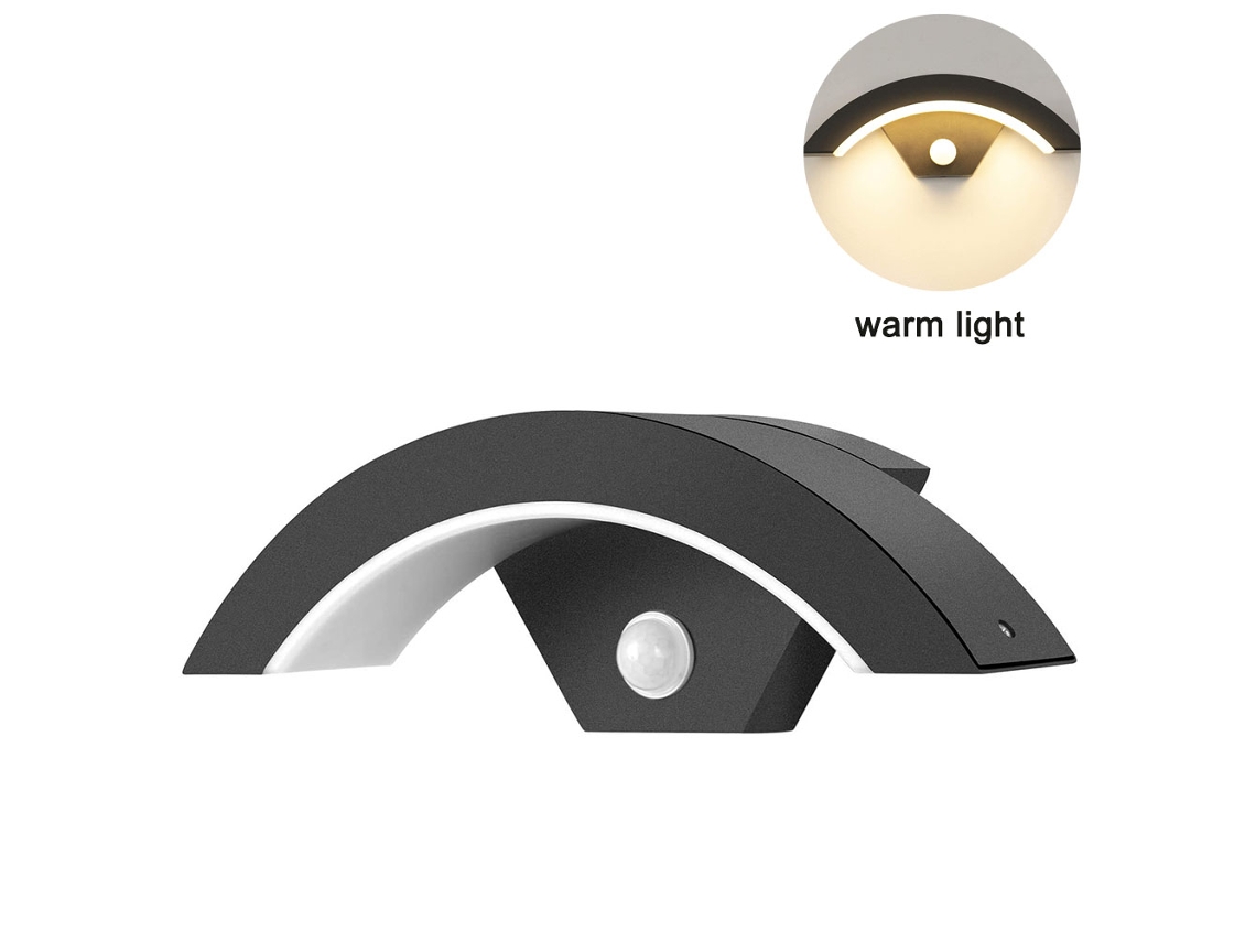 18W Led Outdoor Lamp With Motion Detector Outdoor Wall Lamp Ip65 Outdoor Lamp Wall Lamp Cast Aluminum Anthracite Outdoor Lamp / Downlight Terrace /