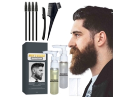 2026 kit de Coloreado de Barba para Hombres Crema Suave para Pelo Gris Tinte para Barba Y Cabello