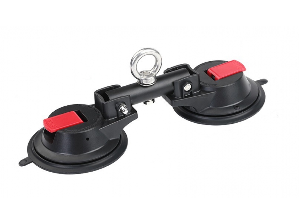 Suporte com Ventosa Dupla de Alta Resistência. Ventosas Duplas Resistência BRILVIBERA