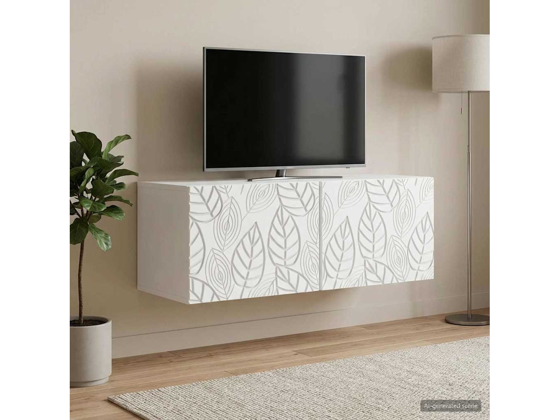 Vidaxl Gabinete De Tv De Parede 78,5 X 41 X 30 Cm Branco