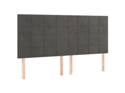 Headboard, Headboards Vidaxl Cinzeto Veludo (160 Cm)