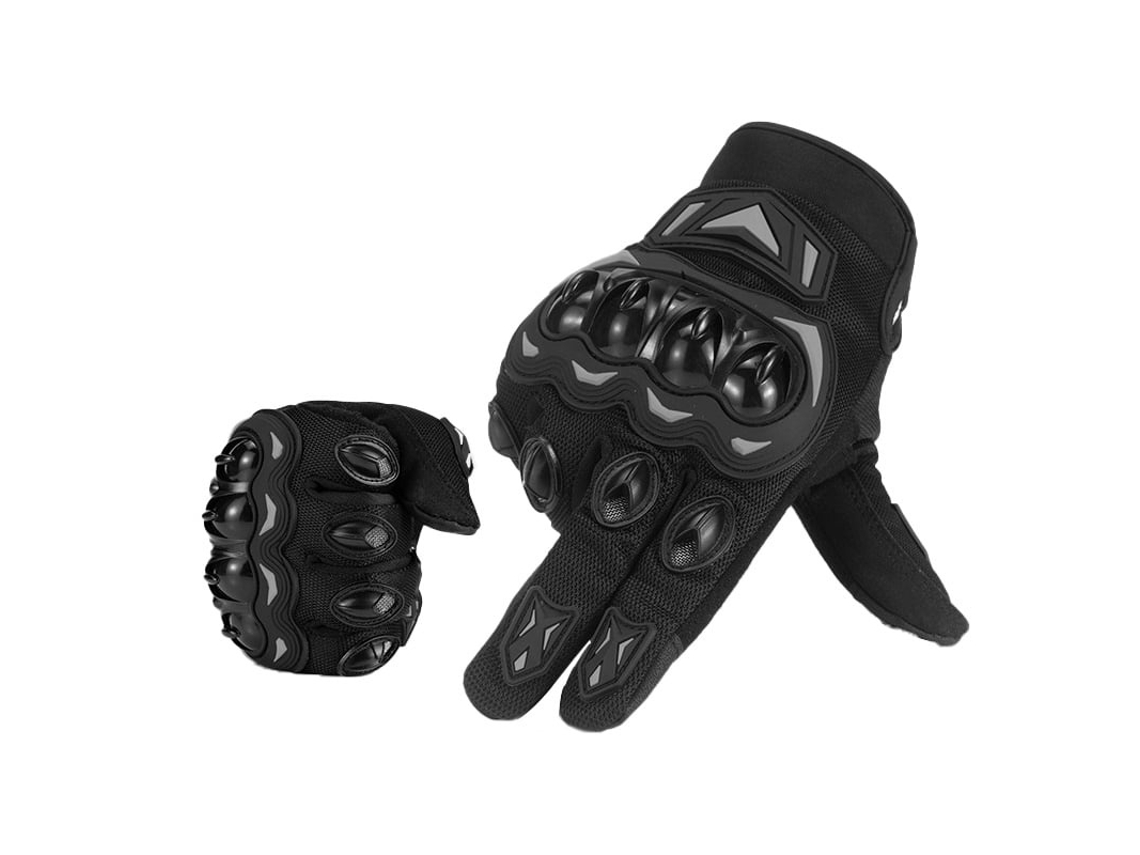 Elysve Luvas Touchscreen Preto Para Motocicleta