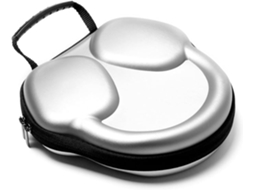 Capa De Eva Para Fones De Ouvido Airpods Max À Prova Dágua Prata Brilvibera