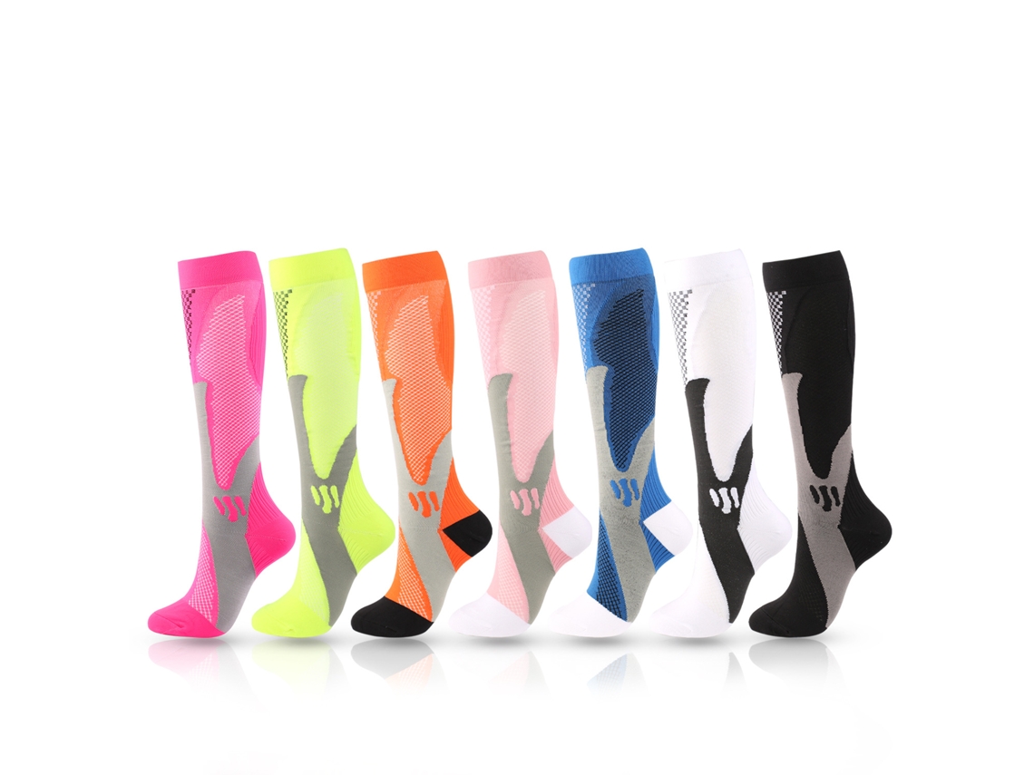 7 Pares De Meias De Compressão Para Homens E Mulheres(p/m), Perfeitas Para